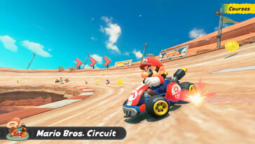 Mario Kart World Mario Bros. Circuit (bron: screenshot, Nintendo of America)