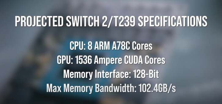 Specificaties Switch 2/T239. (Afbeeldingsbron: Digital Foundry)