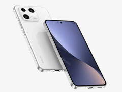 De Xiaomi 13 zou moeten lanceren met een 6,2-inch scherm en Qualcomm&#039;s nieuwe vlaggenschip SoC. (Beeldbron: @OnLeaks &amp;amp; CompareDial)