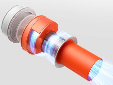 Een cycloon neemt de eerste stofafscheiding over