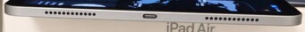 Rechts: luidspreker, USB-C-poort