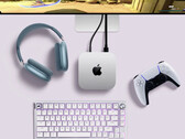 Apple maakt reclame voor de nieuwe Mac mini met de DualSense-controller van Sony. (Afbeeldingsbron: Apple)