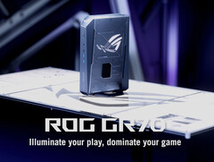 De ROG GR70 is Asus' AMD-aangedreven alternatief voor de recente ROG NUC 2025-releases. (Afbeeldingsbron: Asus)