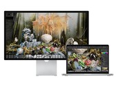 Render van het originele Studio Display in combinatie met een MacBook. (Afbeeldingsbron: Apple)