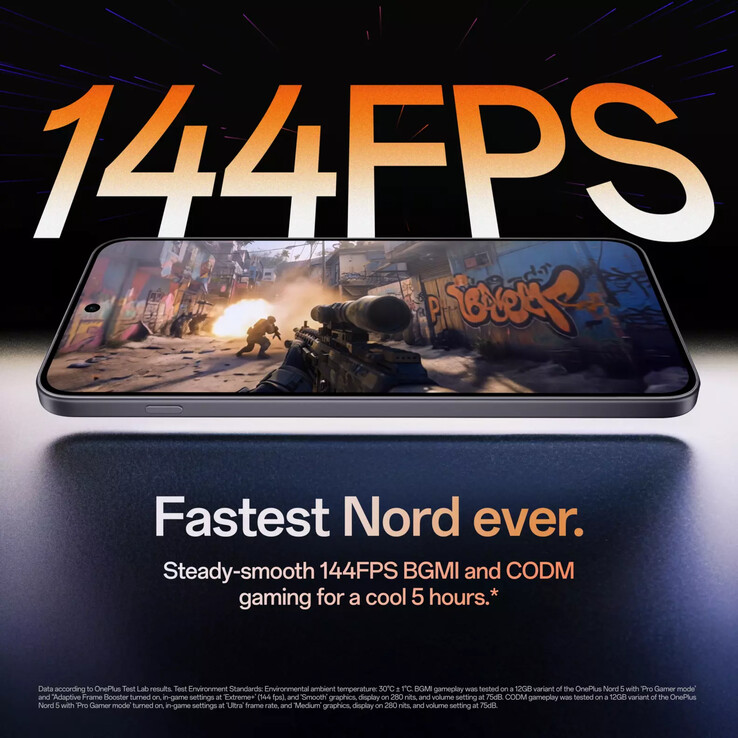 OnePlus geeft een voorproefje van de "Snelste Nord ooit". (Bron: OnePlus)