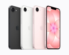 Terwijl de iPhone 16e alleen verkrijgbaar is in zwart en wit, biedt Apple de iPhone 17e aan in een extra lichtroze kleur.
