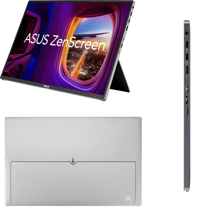 Ontwerp van de Asus OLED ZenScreen MQ16FC