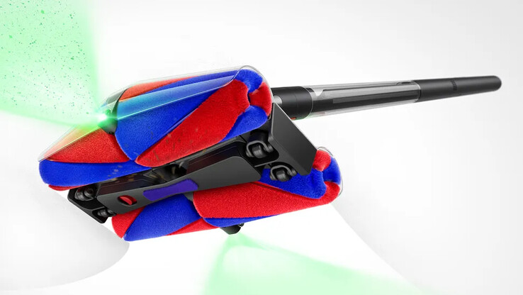 De borstelkop van de Dyson PencilVac heeft vier Fluffycones. (Afbeeldingsbron: Dyson)