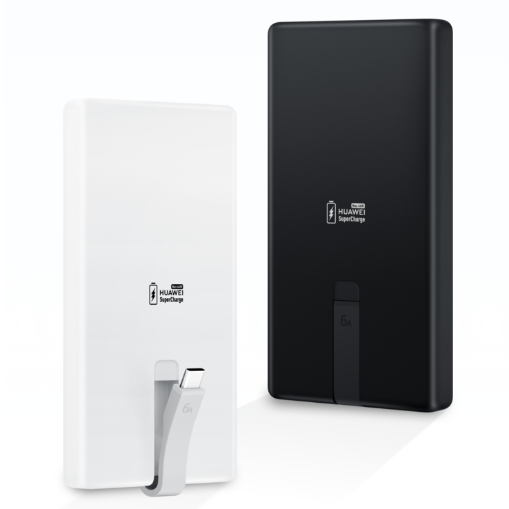 De Huawei alles-in-één powerbank met ingebouwde kabel (66W 12000 mAh). (Afbeeldingsbron: Huawei)
