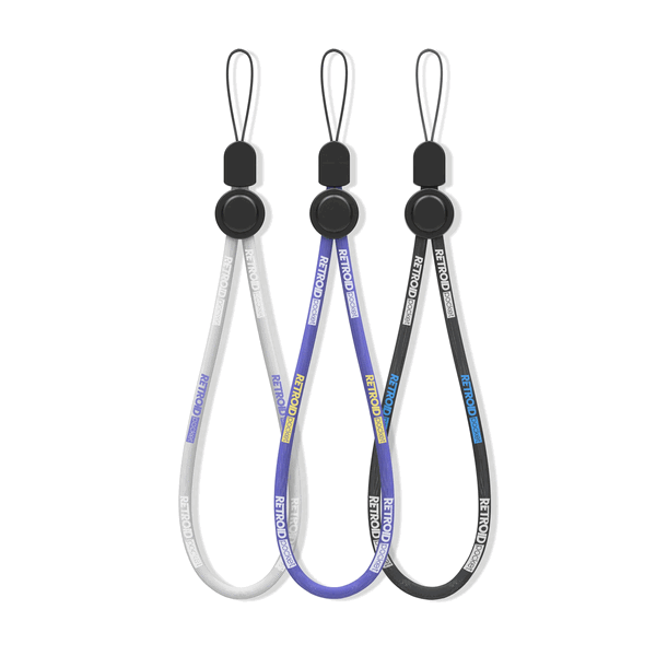 De Retroid Pocket Lanyard is compatibel met verschillende Retroid-handhelds.