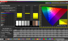 Calman ColorChecker vóór kalibratie