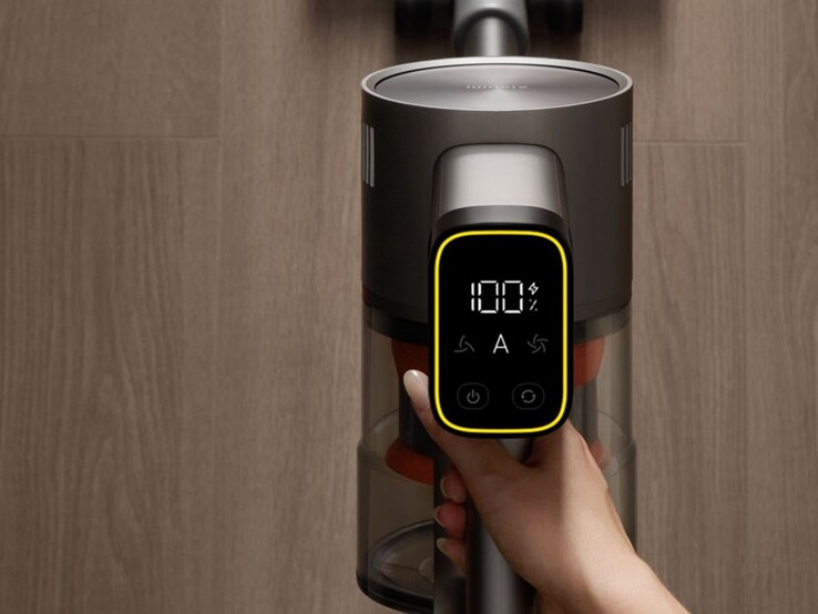 De Xiaomi Stofzuiger G30 Max heeft een digitaal display. (Afbeeldingsbron: Xiaomi)