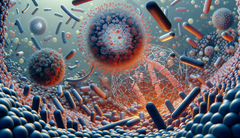 Onderzoekers van de Monash University in Australië hebben een doorbraak bereikt in de strijd tegen multiresistente ziektekiemen - met behulp van kunstmatige intelligentie. (Afbeeldingsbron: DallE3)