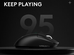De Logitech G Pro X Superlight 2c in een van de drie lanceringskleuren. (Afbeeldingsbron: via WinFuture)