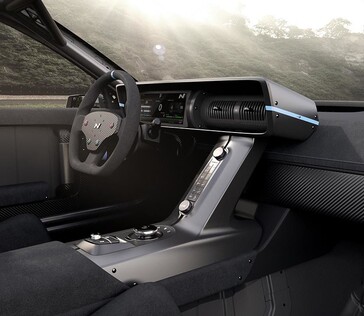 Het interieur neemt de prestatiegerichte esthetiek van de carrosserie over (Afbeelding: Hyundai)
