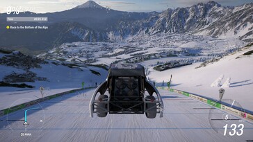 Racen over besneeuwde paden