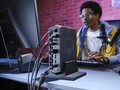 De aankomende "Serpent Canyon" mini PC heeft een ruime keuze aan poorten. (Afbeelding Bron: Baidu)