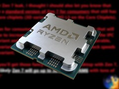 Zen 7 CPU's voor consumenten zullen gebruik maken van een nieuwe AM6 desktop socket. (Afbeelding bron: AMD, Moore's Law Is Dead, bewerkt)