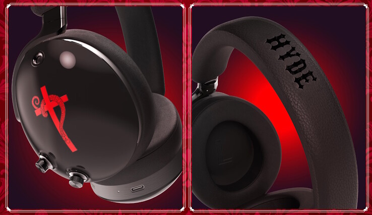 De speciale WA-J1-666 hoofdtelefoon is voorzien van een rood kruis en slangenkunstwerk, een limited-edition verpakking en geluidsafstemming door Hyde. (Afbeeldingsbron: Avoit)