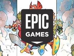 Het logo van Epic Games.