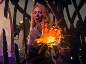 Banner voor God of War met Laufey getoond