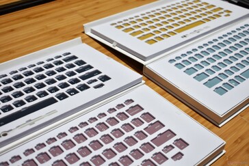 Gekleurde toetskapjesets voor de Lenovo IdeaPad Vibe.