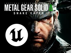 Metal Gear Solid 3 remake banner met Unreal Engine logo (bron: PlayStation Store, Epic Games met bewerkingen)