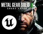 Metal Gear Solid 3 remake banner met Unreal Engine logo (bron: PlayStation Store, Epic Games met bewerkingen)