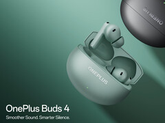 De Buds 4 (afgebeeld) kost $99,99 met de inleidende promotiecode (Afbeeldingsbron: OnePlus - bewerkt)