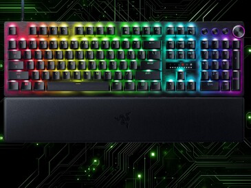 Razer Huntsman V3 Pro 8KHz zwart full size gaming toetsenbord (Afbeelding bron: Razer PR met bewerkingen)