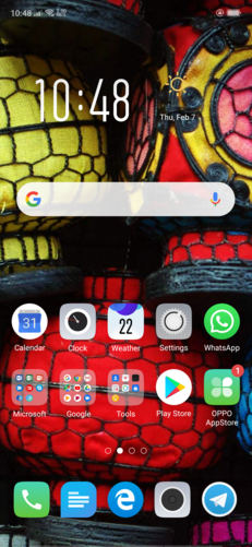 Homescreen