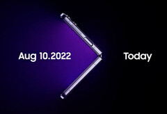 De Galaxy Z Flip4 zal een van de vele Samsung-producten zijn die op 10 augustus worden onthuld. (Afbeelding bron: Samsung)