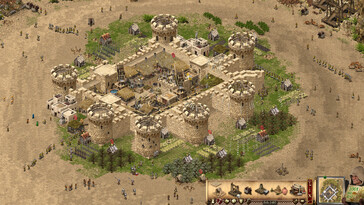 Afbeelding: Een screenshot van de gameplay uit Stronghold Crusader: Definitive Edition.