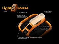 De HoverAir Aqua kan met en zonder de Lighthouse afstandsbediening werken. (Afbeeldingsbron: HoverAir)