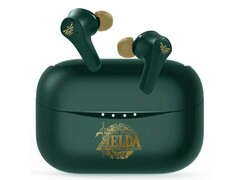 Nintendo's hoofdtelefoon met Zelda-thema heeft het Triforce artefact op de oordopjes geëtst. (Afbeeldingsbron: My Nintendo Store UK)