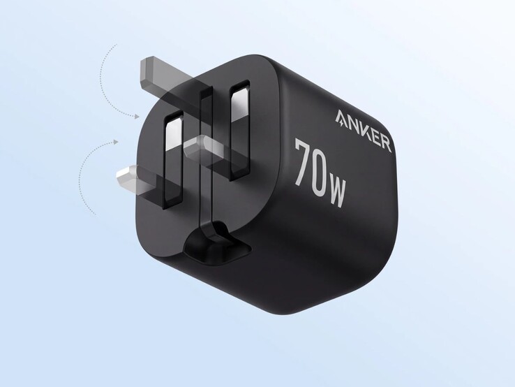De Britse versie van de Anker Zolo-oplader (70 W, 4 poorten)