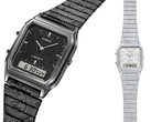 De Casio x Liberty AQ-230EBLT-1A en AQ-230ELT-7A (foto), van links naar rechts. (Afbeeldingsbron: Casio)