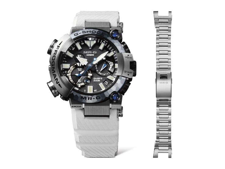 Het Casio G-Shock MR-G Frogman MRG-BF1000EB-1A horloge
