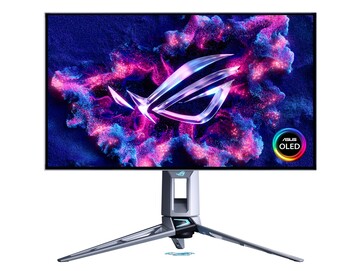 De Asus ROG Swift OLED PG27AQWP-W. (Afbeeldingsbron: Asus)