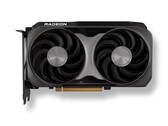 Artist render van Radeon RX 9060 XT GPU. (Afbeeldingsbron: AMD)