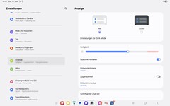 Instellingen pagina