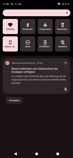 Sony Xperia 1 VIII-recensie: Android-gebruikersinterface