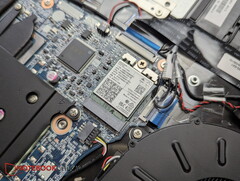 De Intel Wi-Fi 7 BE200 in de Schenker Connect 15