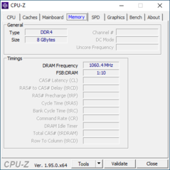 CPU-Z: Geheugen