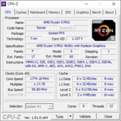 Systeeminformatie - CPU-Z CPU