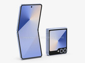 De Galaxy Z Flip7 is mogelijk net zo breed als de Galaxy S25 Plus. (Afbeeldingsbron: Android Headlines & @OnLeaks)
