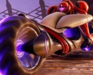 Samus uit Metroid Prime 4: Beyond op haar Vi-O-La fiets (bron: Nintendo of America op YouTube, screenshot)