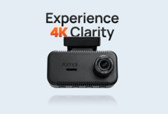 De 70mai 4K A810 Lite dashcam heeft een klein oppervlak