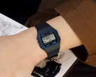 De Casio F-91W om de pols.