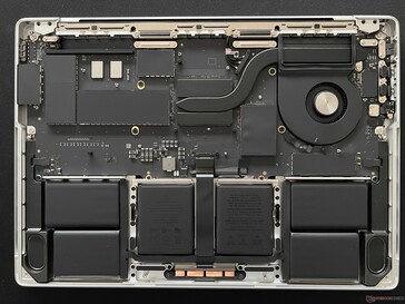 Interne indeling MacBook Pro 14 M3